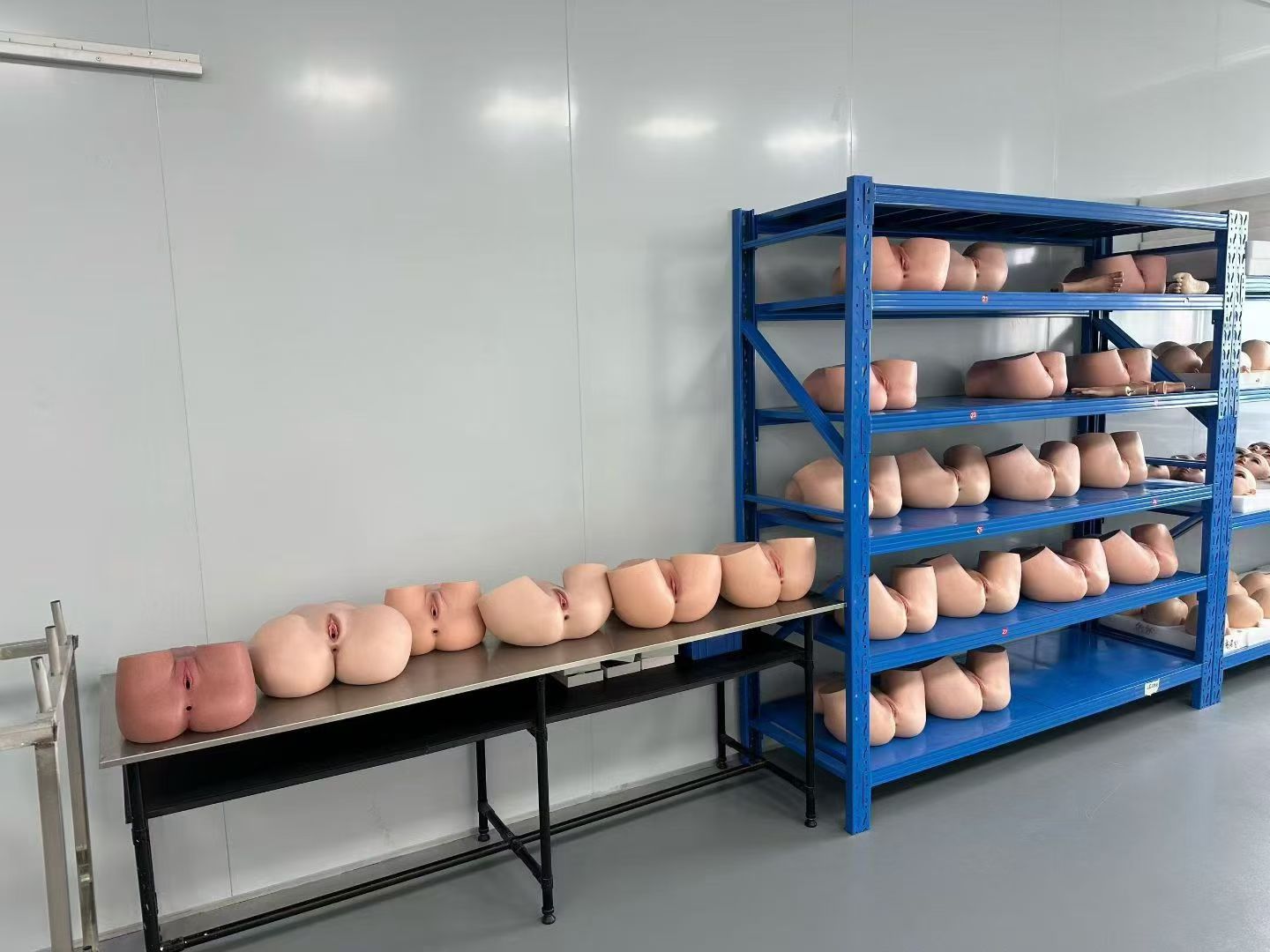 Factory material rack